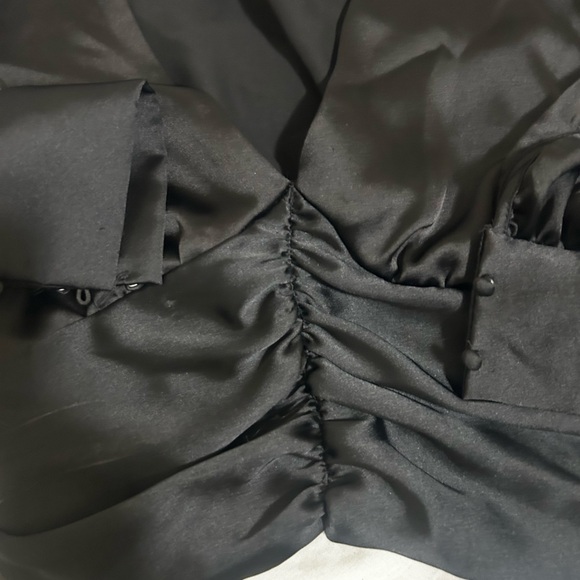 Dynamite silk long sleeve blouse - Picture 3 of 6